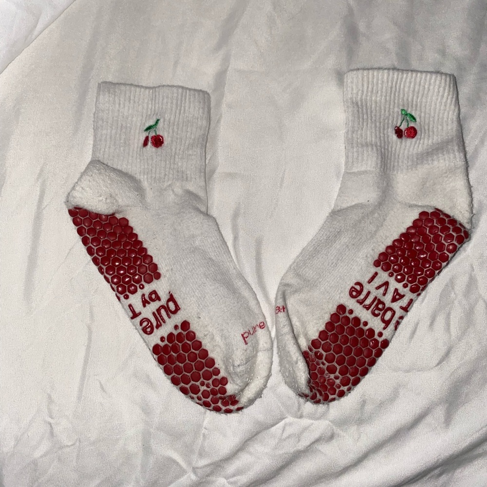 White Grip Socks